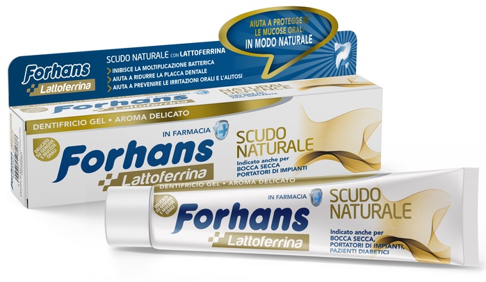 FORHANS DENTIFRICIO SCUDO NATURALE 75 ML - farmachicca