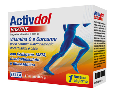 ACTIVDOL CARTILAGINI E ARTICOLAZIONI 14 BUSTINE DA 5 G - farmachicca