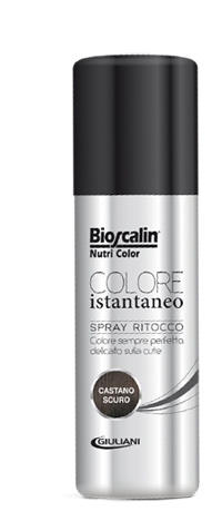 BIOSCALIN NUTRICOLOR SPRAY COLORE ISTANTANEO CASTANO SCURO 75 ML - farmachicca