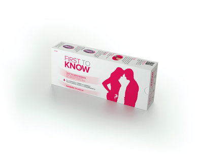 FIRST TO KNOW TEST DI GRAVIDANZA 2 PEZZI - farmachicca