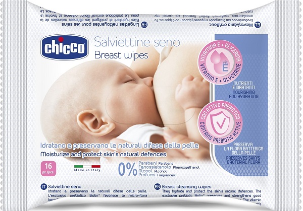 CHICCO SALVIETTE DETERGENTI PER IL SENO 16 PEZZI - farmachicca