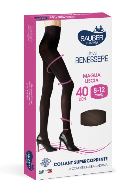 COLLANT SUPERCOPRENTE SAUBER 8-12MMHG NERO 5 - farmachicca