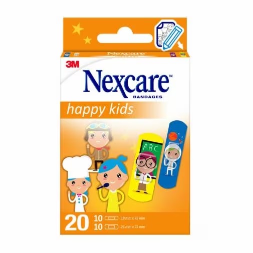 CEROTTI NEXCARE KIDS PLASTERS PROFESSIONS 20 PEZZI ASSORTITI - farmachicca