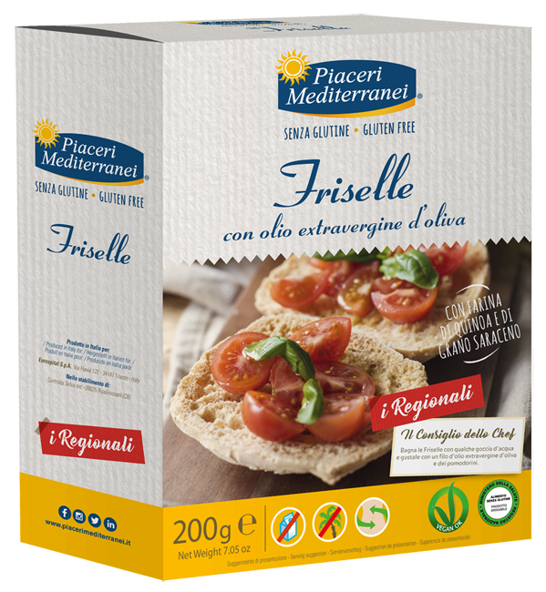 PIACERI MEDITERRANEI FRISELLE 200 G - farmachicca