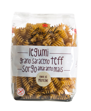 GAROFALO FUSILLI PASTA SENZA GLUTINE LEGUMI E CEREALI 400 G - farmachicca