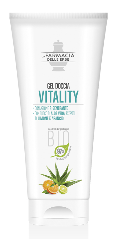FARMACIA DELLE ERBE GEL DOCCIA VITALITY BIO 100 ML - farmachicca