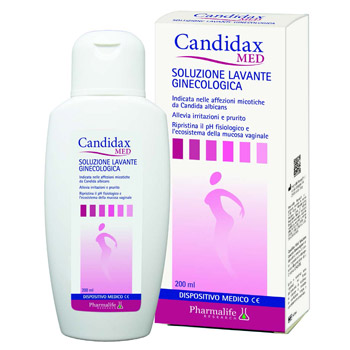 CANDIDAX MED SOLUZIONE LAVANTE GINECOLOGICA 200 ML - farmachicca