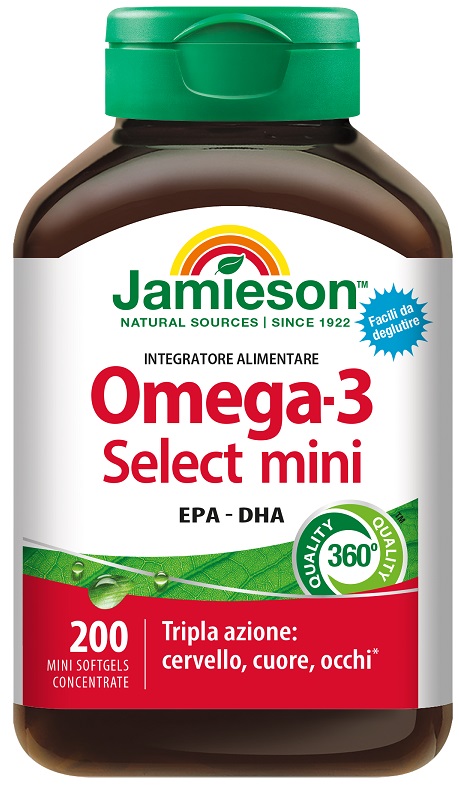 JAMIESON OMEGA 3 SELECT MINI 200 PERLE - farmachicca