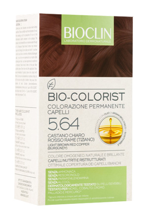 BIOCLIN BIO COLORIST 5,64 CASTANO CHIARO ROSSO RAME TIZIANO - farmachicca