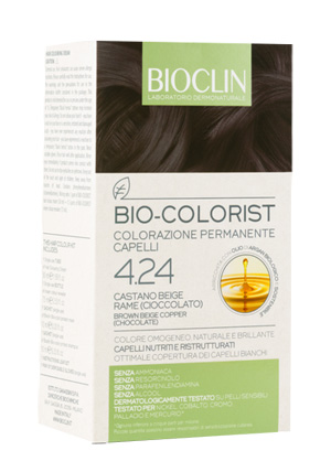 BIOCLIN BIO COLORIST 4,24 CASTANO BEIGE RAME CIOCCOLATO - farmachicca