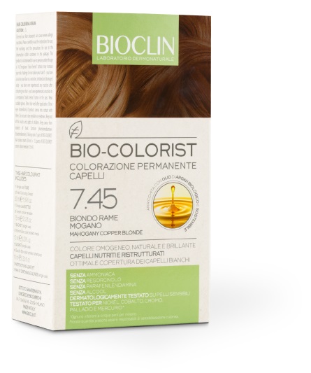 BIOCLIN BIO COLORIST 7,45 BIONDO RAME MOGANO - farmachicca