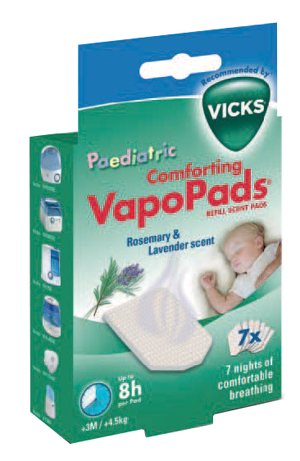 VICKS VAPOPADS ROSEMARY & LAVENDER SCENTE 7 PEZZI - farmachicca