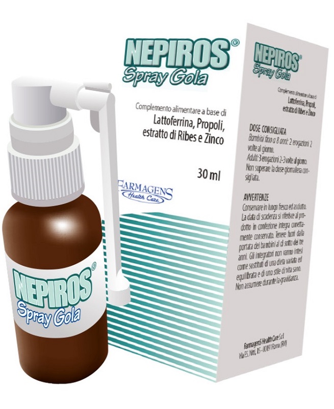NEPIROS SPRAY GOLA 30 ML NUOVA FORMULA - farmachicca