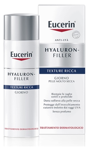 EUCERIN HYALURON-FILLER TEXTURE RICCA GIORNO 50 ML - farmachicca