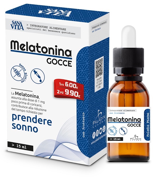 SANAVITA MELATONINA GOCCE 15 ML - farmachicca