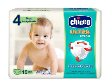 CHICCO PANNOLINO ULTRA CHICCHO MAXI 19 X 10 - farmachicca