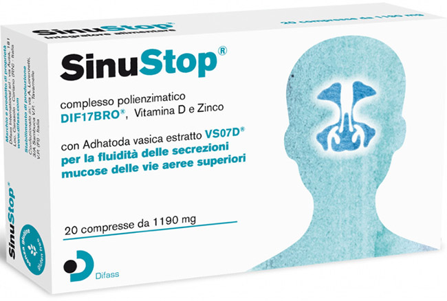 SINUSTOP 20 COMPRESSE DA 1190 MG - farmachicca