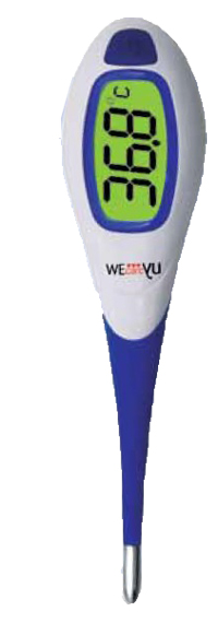 TERMOMETRO FLEX DISPLAY COLORE WECAREYU FEVER FAST 1 PEZZO - farmachicca