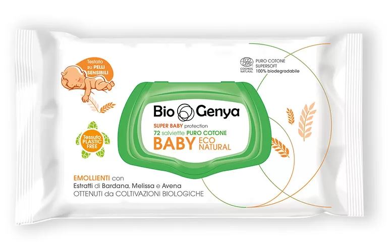 BIOGENYA ECO NATURAL BABY COTONE 72 PEZZI - farmachicca