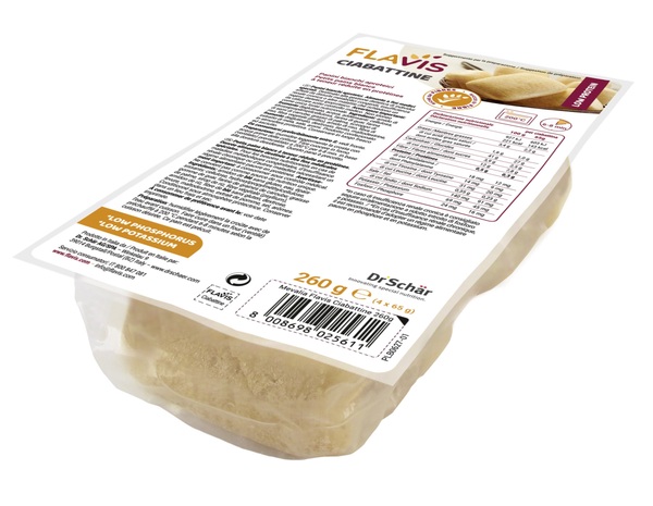 MEVALIA FLAVIS CIABATTINE APROTEICHE 260 G - farmachicca