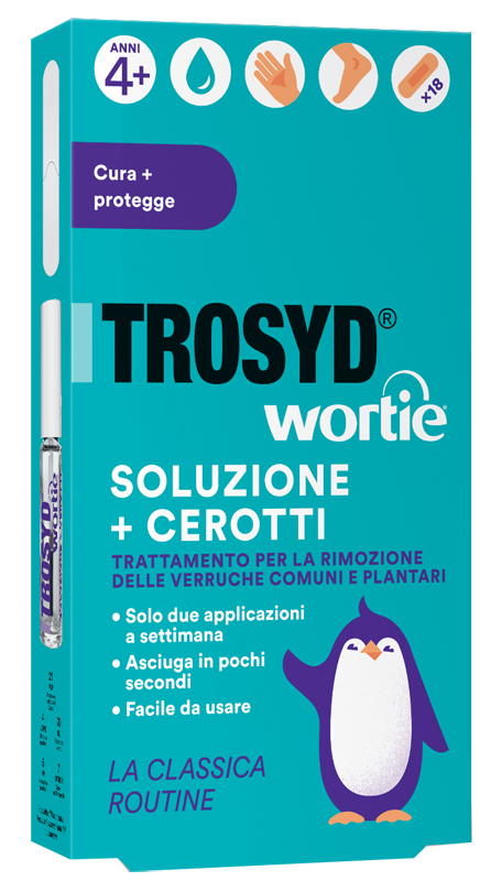TROSYD WORTIE SOLUZIONE + CEROTTI - farmachicca