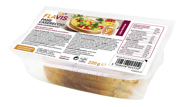 MEVALIA FLAVIS PANE CASERECCIO 220 G - farmachicca