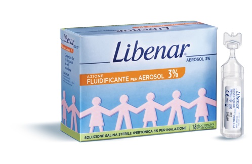 LIBENAR 18 FIALE AEROSOL IPERTONICHE 3% - farmachicca