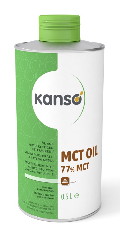 KANSO MCT OIL 77% OLIO DI ACIDI GRASSI 500 ML - farmachicca