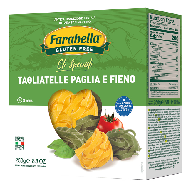 FARABELLA TAGLIATELLE PAGLIA FIENO 250 G - farmachicca