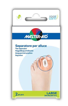 SEPARATORE DITA IN GEL MASTER-AID PER ALLUCE L 2 PEZZI - farmachicca