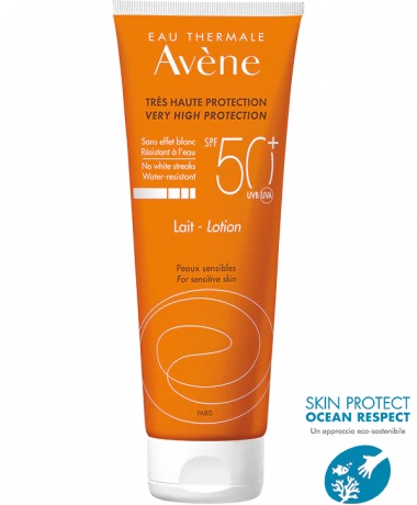 EAU THERMALE AVENE SOLARE LATTE SPF50+ 250 ML NUOVA FORMULA - farmachicca
