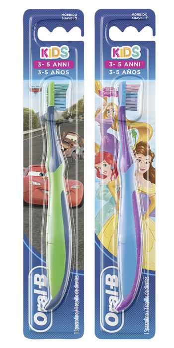 ORALB KIDS SPAZZOLINO MANUALE CARS&PRINCESS 3-5 ANNI - farmachicca
