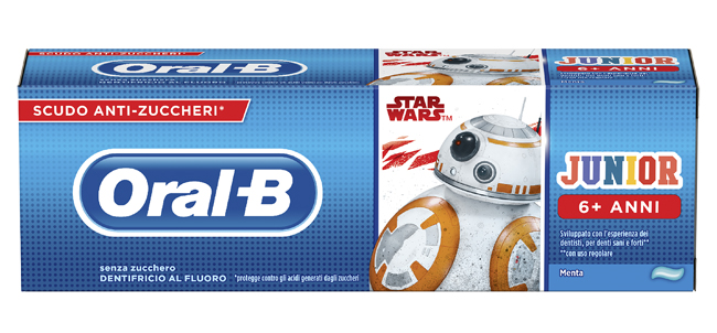 ORALB KIDS STAR WARS DENTIFRICIO 6+ 75 ML - farmachicca