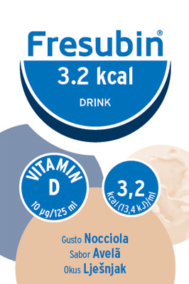FRESUBIN 3,2 KCAL DRINK NOCCIOLA 4 X 125 ML - farmachicca