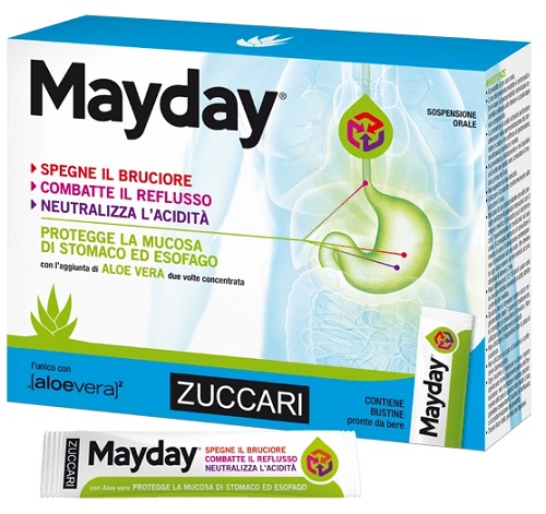 MAYDAY SOSPENSIONE PER USO ORALE ALLA MENTA 24 BUSTINE 10 ML - farmachicca