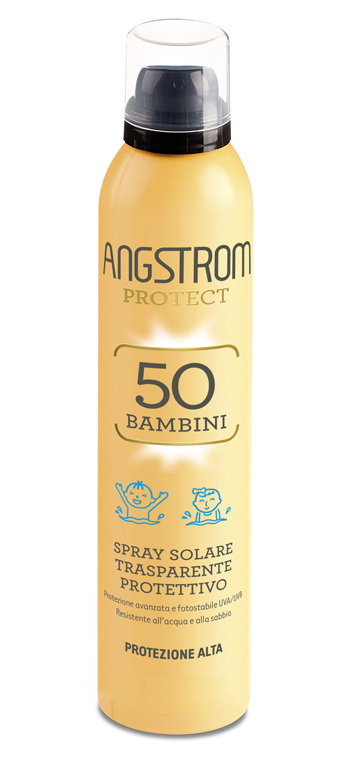 ANGSTROM PROTECT 50 BAMBINI SPRAY SOLARE TRASPARENTE 250 ML - farmachicca