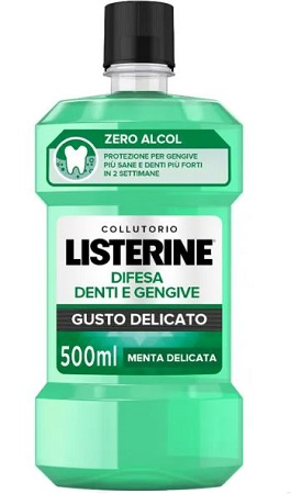 LISTERINE DENTI & GENGIVE DELICATO 500 ML - farmachicca