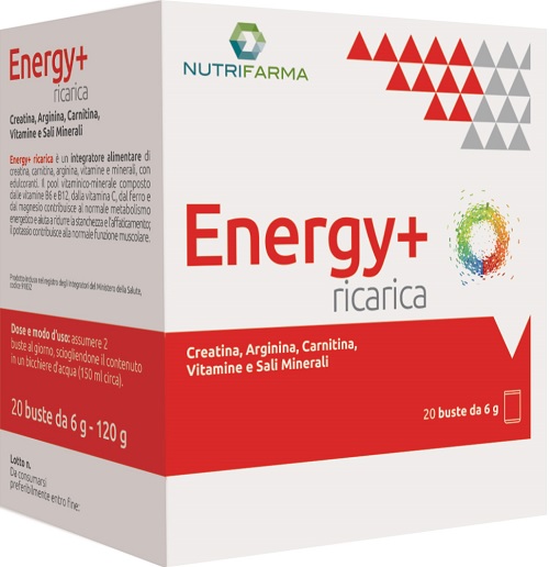 ENERGY+ RICARICA 20 BUSTINE - farmachicca