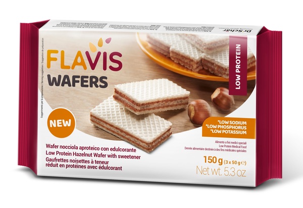 MEVALIA FLAVIS WAFER NOCCIOLA 150 G - farmachicca