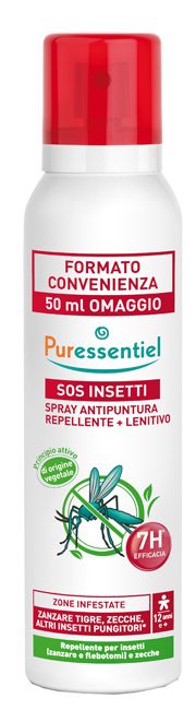 PURESSENTIEL SPRAY ANTIPUNTURA SOS INSETTI PMC 200 ML - farmachicca