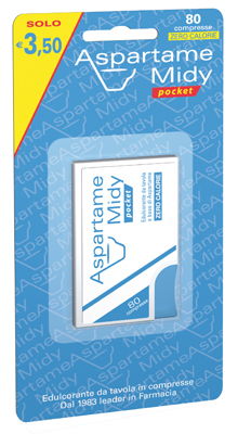 ESI ASPARTAME MIDY POCKET 80 COMPRESSE - farmachicca