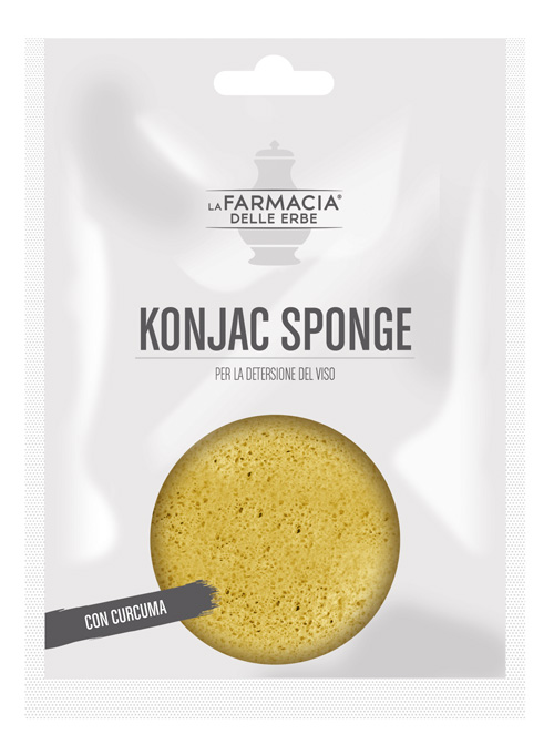 FDE KONJAC SPONGE CURCUMA 1 PEZZO - farmachicca