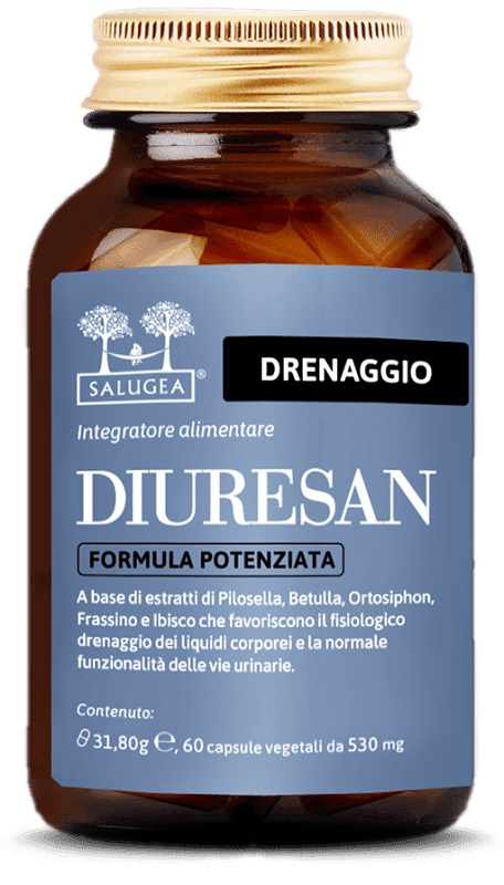 SALUGEA DIURESAN FORMULA POTENZIATA 60 CAPSULE - farmachicca