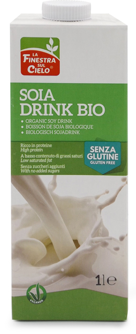 BEVANDA SOIA DRINK SENZA GLUTINE BIO 1 LITRO - farmachicca