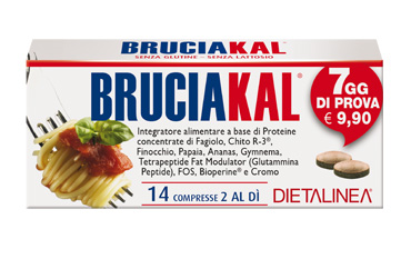 BRUCIAKAL 7 DAYS 14 COMPRESSE DIETALINEA - farmachicca