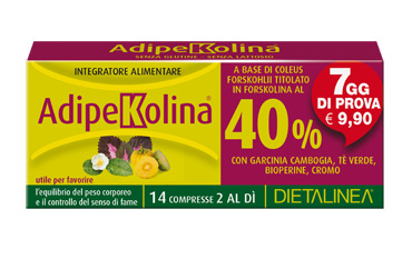 ADIPEKOLINA 7 DAYS 14 COMPRESSE DIETALINEA - farmachicca