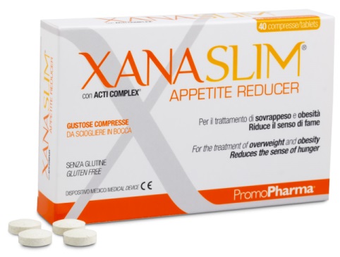 DIMAGRA XANASLIM APPETITE REDUCER 40 COMPRESSE MASTICABILI - farmachicca