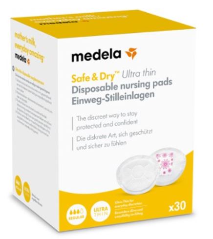SAFE & DRY COPPETTA ASSORBILATTE ULTRA THIN 30 PEZZI - farmachicca