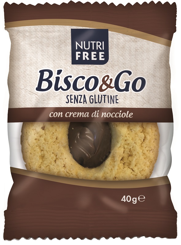 NUTRIFREE BISCO&GO CREMA DI NOCCIOLE 40 G - farmachicca