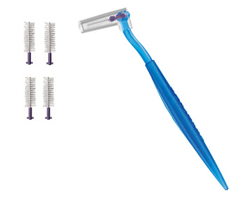 CURAPROX CPS REGULAR CPS 18 CON 4 SCOVOLINI + SUPPORTO - farmachicca